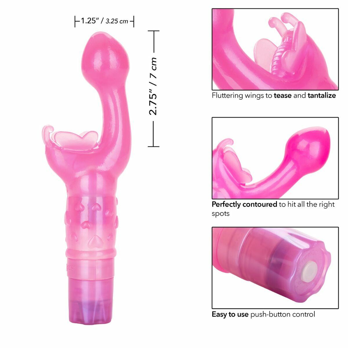 The Original Butterfly Kiss Female Clit G-spot Climax Vibe Vibrator Sex Toy