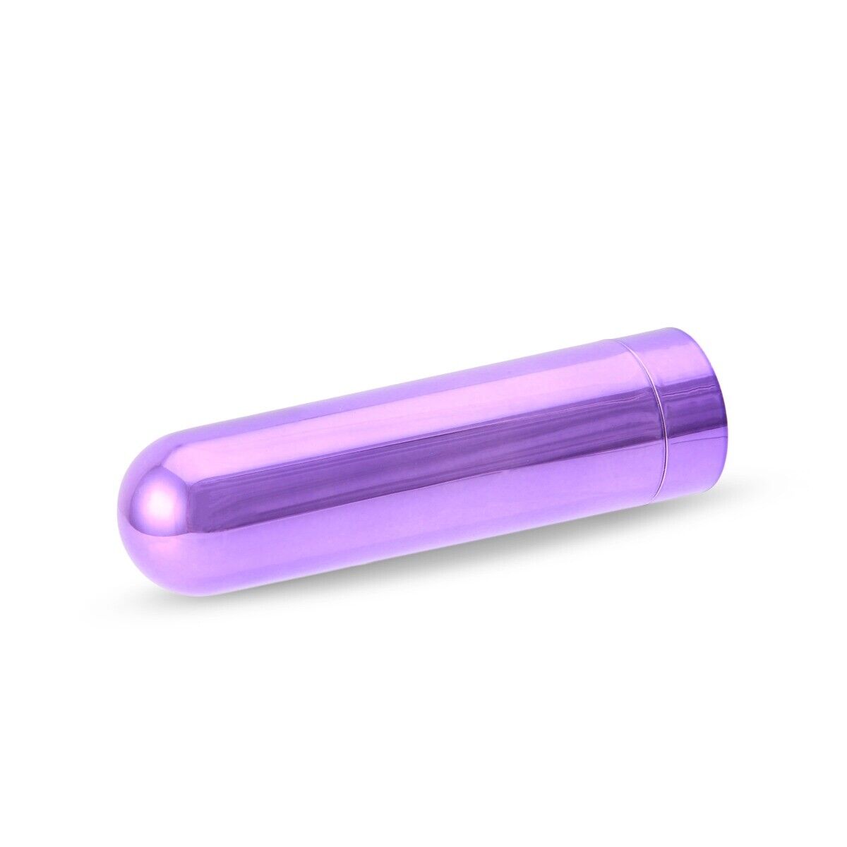 Metallic Purple Rechargeable Power Bullet Vibrator Beginner Sex Toys for Women