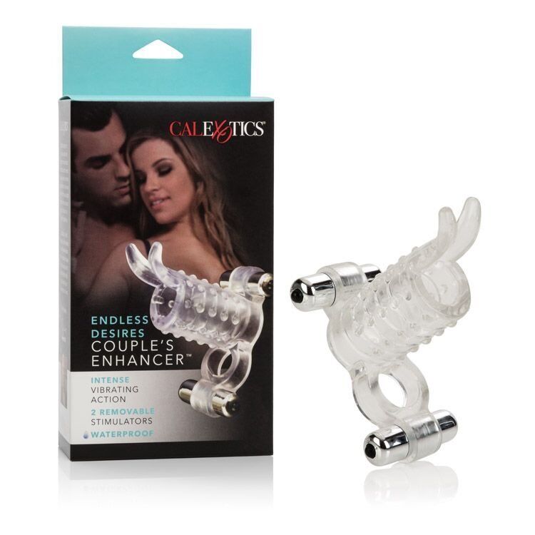 Endless Desires Couples Enhancer Vibrating Cock Ring Penis Girth Enlarger Sleeve