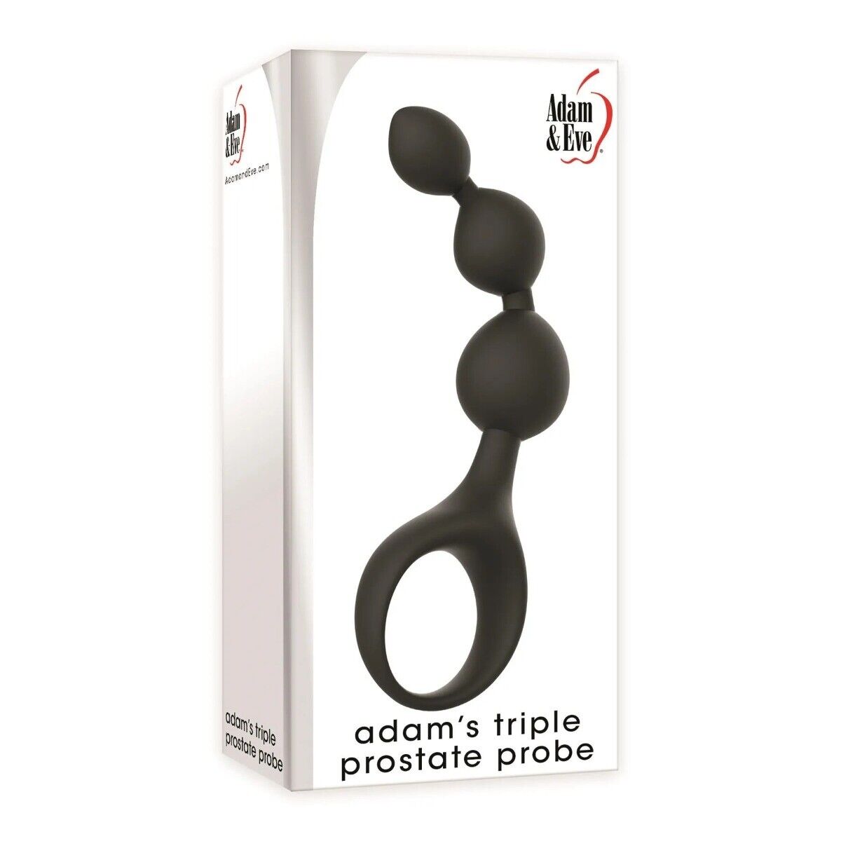 Adam & Eve Adam's Triple Prostate Massager Beaded Anal Probe Butt Plug