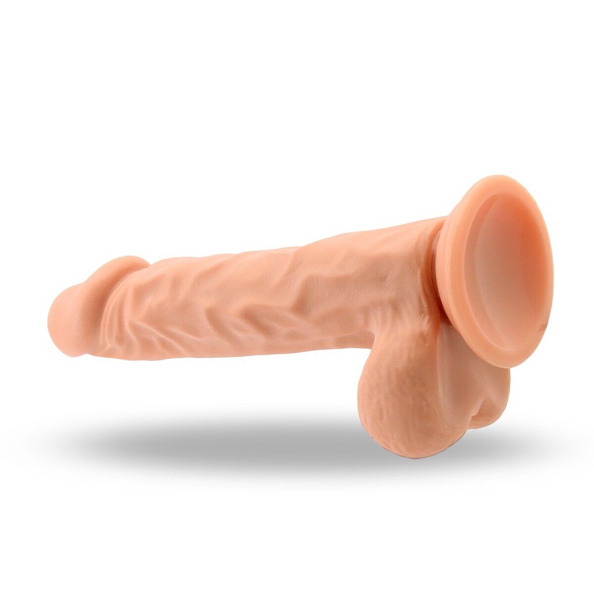 9.5" Vibrating Realistic G-spot Anal Dildo Dong Vibrator Strap-on Compatible