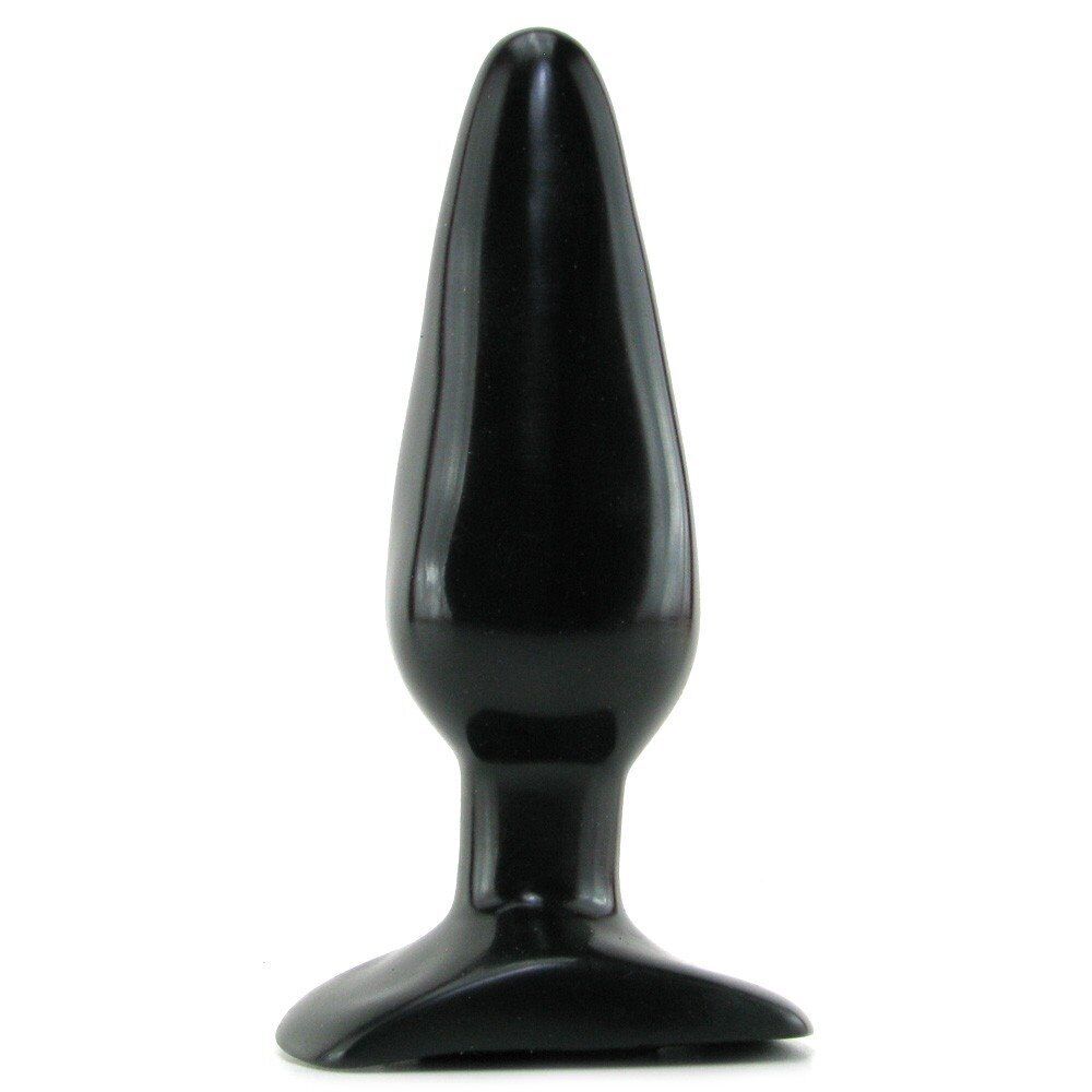 Doc Johnson Black Classic Medium Butt Plug Anal Dildo Sex Toy Trainer