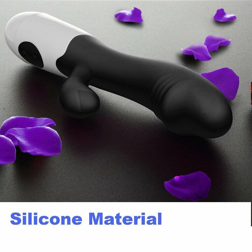 Rechargeable Realistic G-spot Clit Rabbit Vibrator Dildo Sex-toys for Women