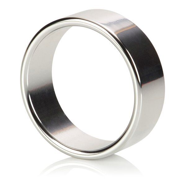 Smooth Seamless Alloy Metallic Aluminum Metal Penis Enhancer Cock Ring Band XL