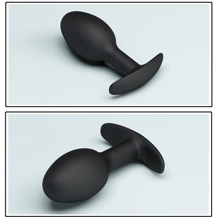 Silicone Wearable Hollow Anal Beads Butt Plug with Vibrating Weight Anal Trainer