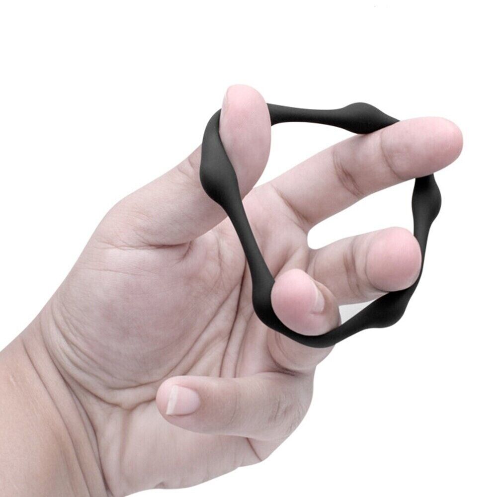 Stretchy Silicone Male Penis Enhancer Prolong Delay Sex Cock Ring for Men