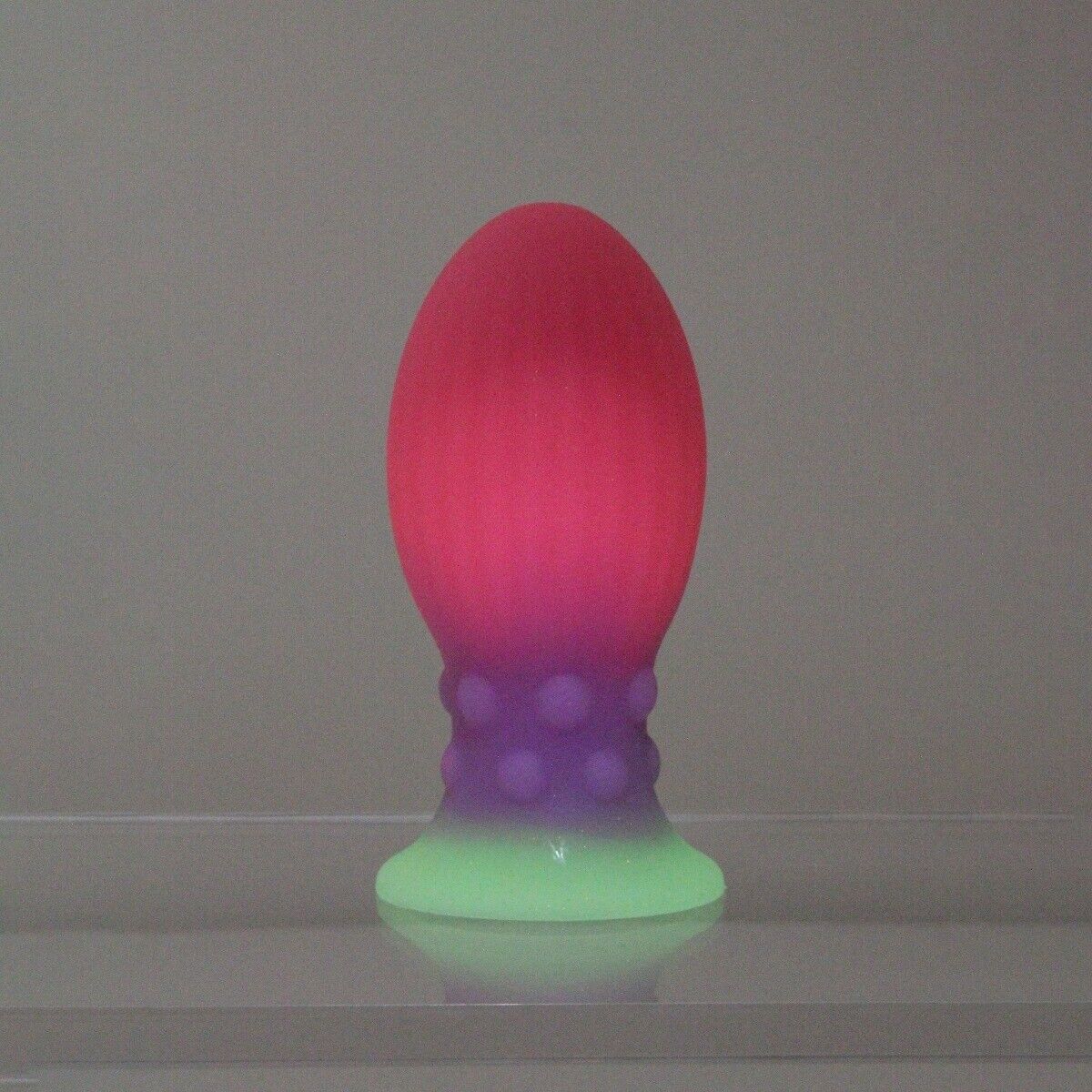 Glow in the Dark Silicone Thick Egg Anal Butt Plug Anal Stretcher Sex Toy