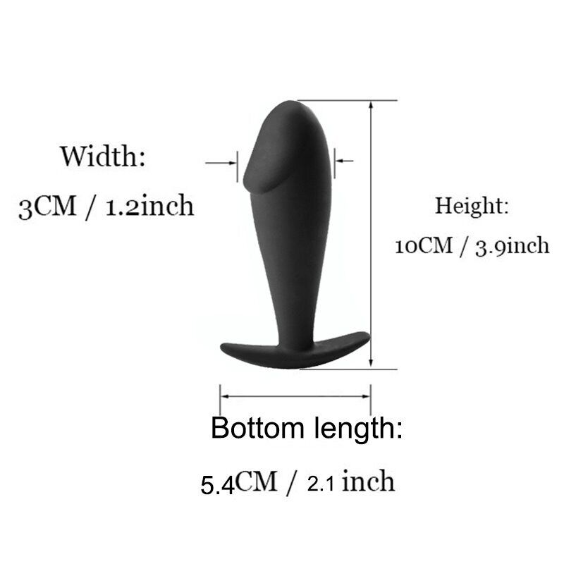 Outdoor Wearable Anal Sex Toys Silicone Butt Plug Beginner Anal Trainer Sex Toys