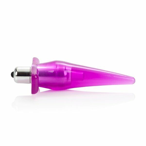 Mini Vibro Tease Slender Slim Vibrating Anal Sex Probe Butt Plug Vibe Vibrator