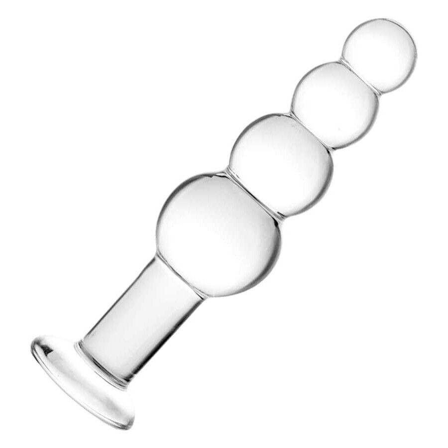 Beaded Glass Anal Butt Plug Dildo Beads Anal Sex Toys for Men Women Couples