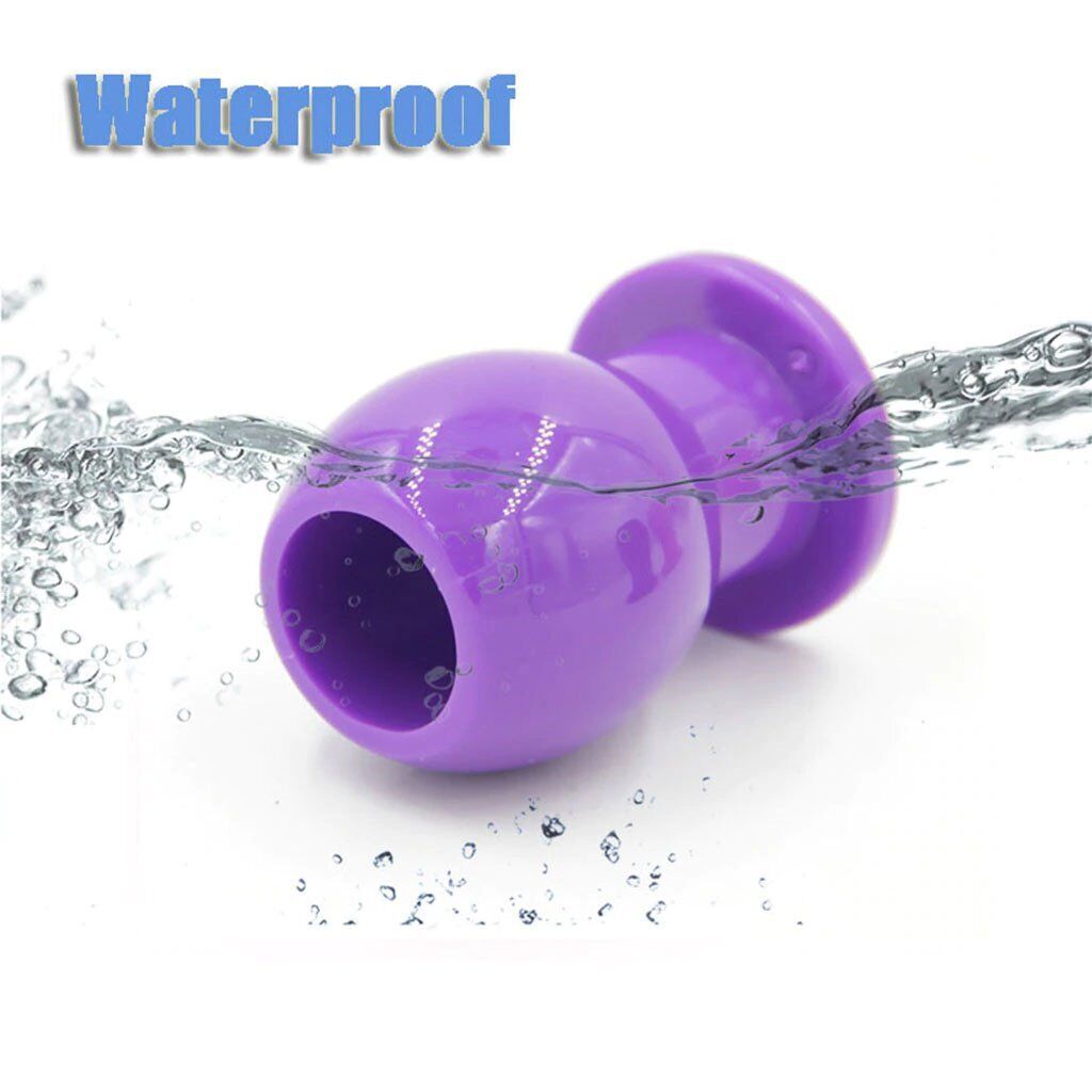 Silicone Full Access Hollow Open Tunnel Anal Plug Dilator Sex Toys