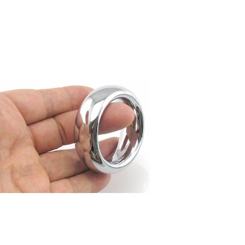 1.55" Heavy Duty Stainless Steel Metal Silver Cock Ring Penis Enhancer Band