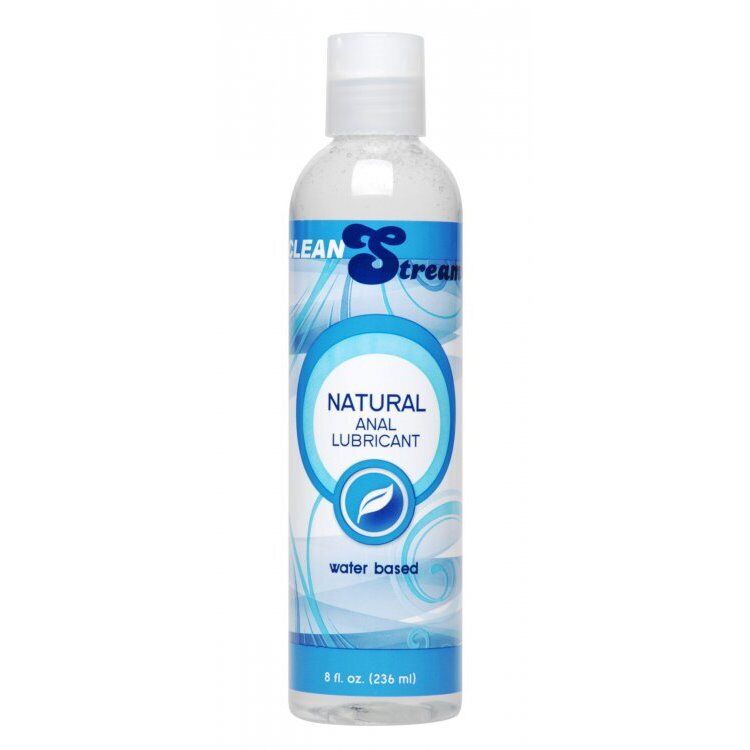 Cleanstream Natural Water Based Anal Lube Lubricant Body Glide 8 Oz