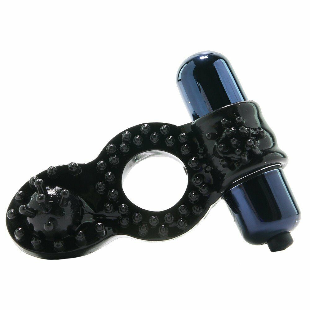 Vibrating Ball Banger Penis Cock Ring Couple Lover Sex Enhancer Toys