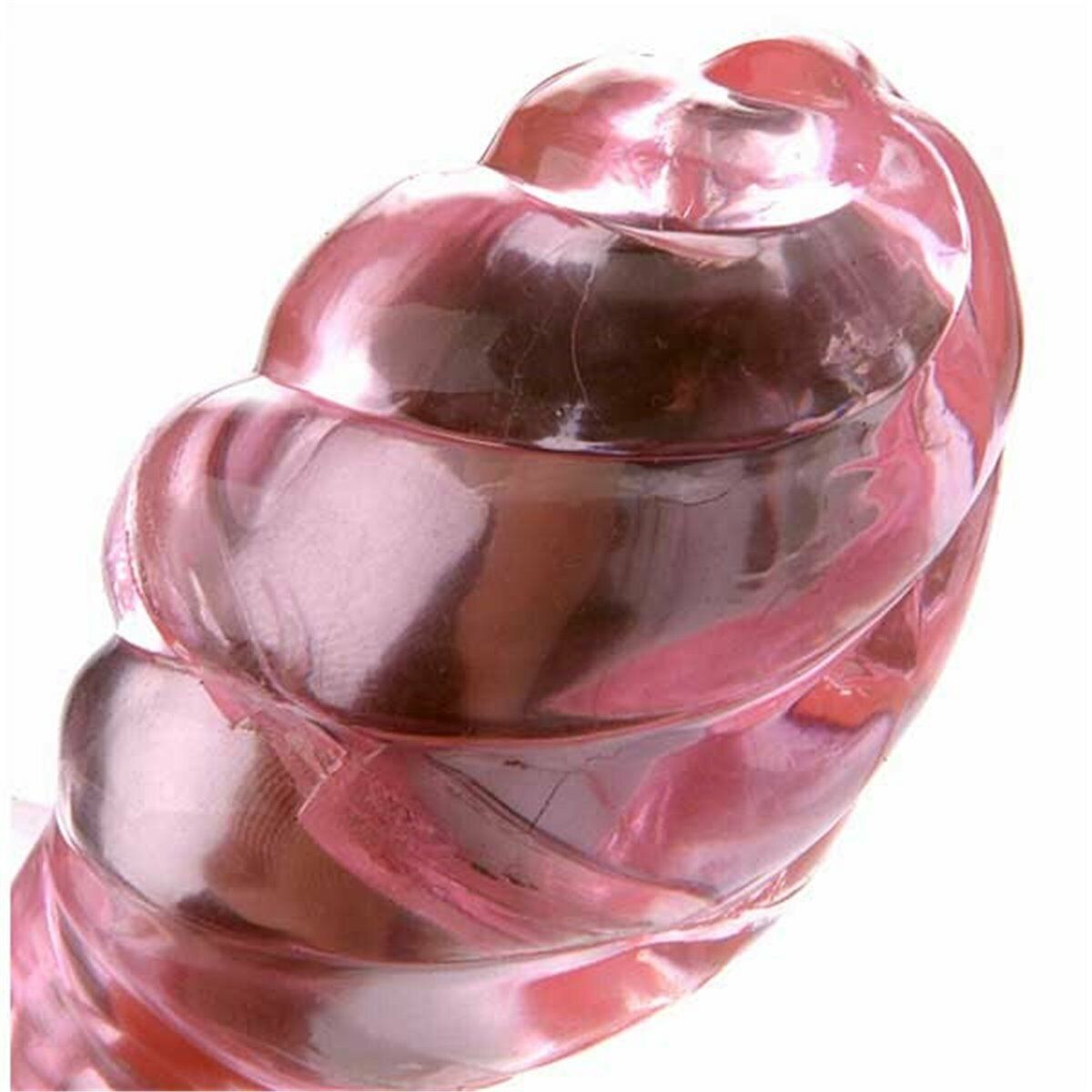 Pink Vibrating Jelly Anal Trainer Butt Plug Anal Play Sex Toy Vibe Vibrator