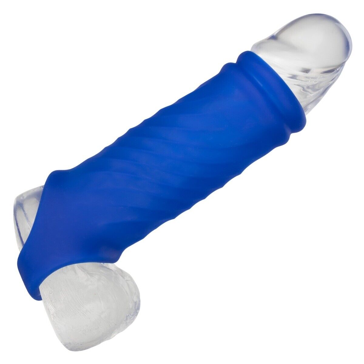 Admiral Soft Liquid Silicone Wave Male Penis Extension Sleeve Sheath Enhancer