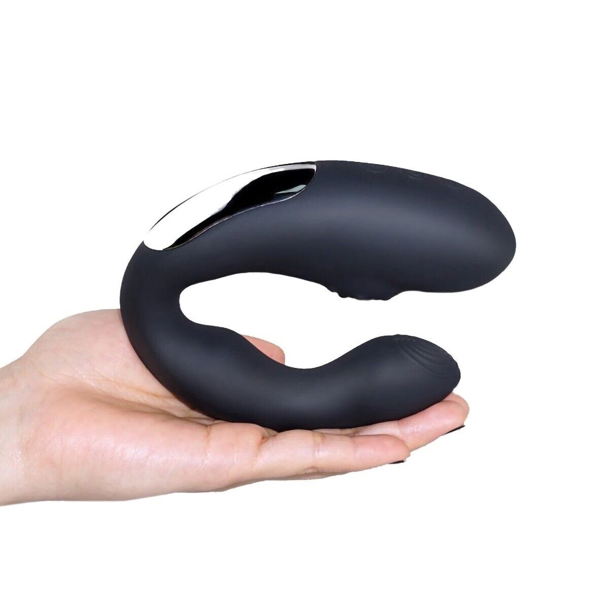 Silicone Rechargeable Anal P-spot Vibrator Probe Prostate Massager Stimulator