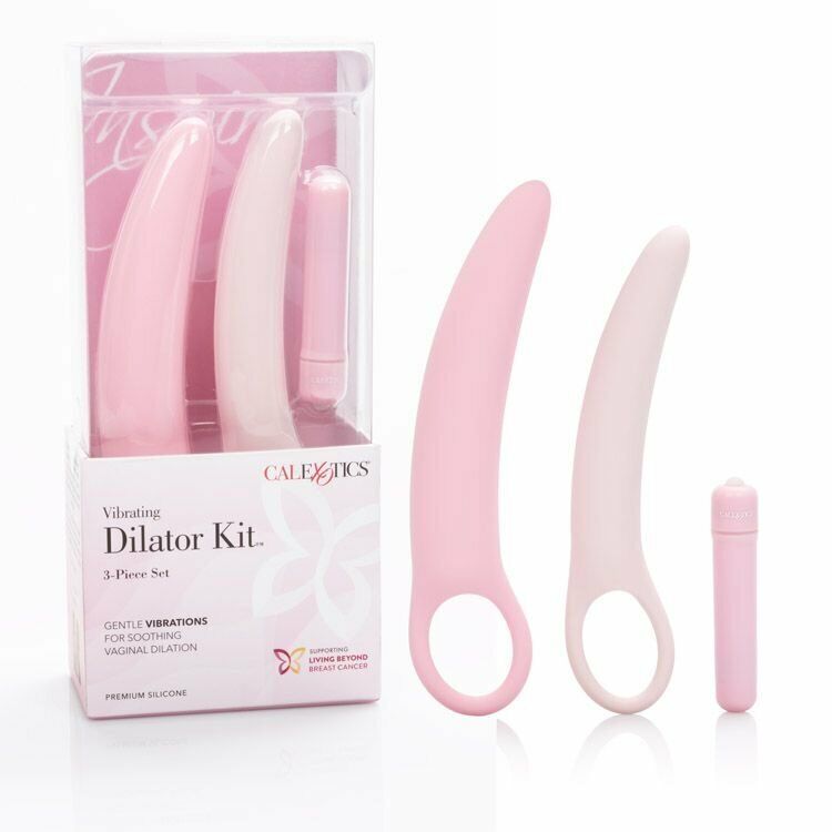 Inspire Silicone Vibrating Vaginal Dilator Kit Stimulator