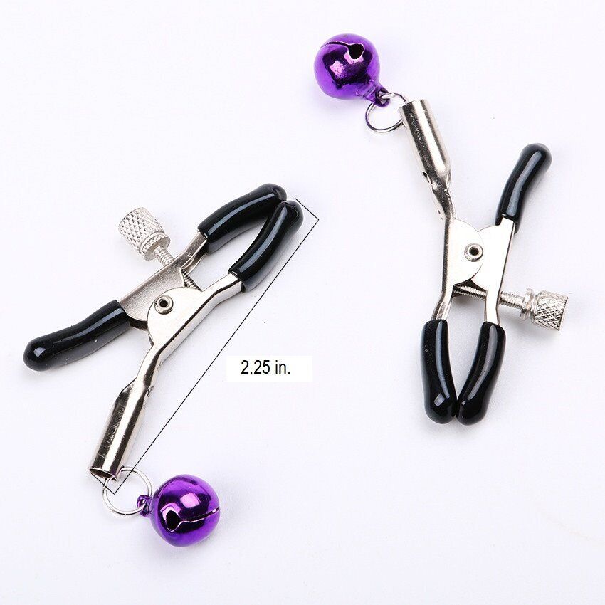 Fetish Nipple Clamps with Bells SM Bondage Role Play Sex Toys for Couples