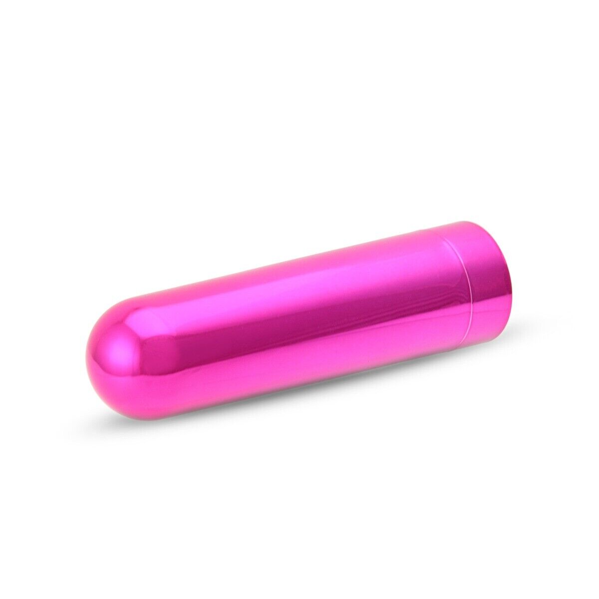 Metallic Pink Rechargeable Power Bullet Vibrator Beginner Sex Toys for Women