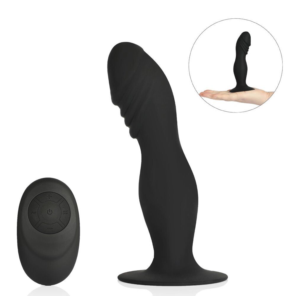 Wireless Remote Control Vibrating Anal Butt Plug Dildo Vibe Sex Toys for Couples