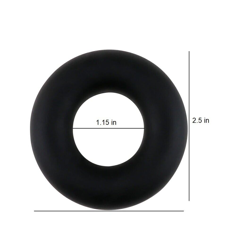 2 Stretchy Silicone Male Penis Enhancer Prolong Delay Sex Cock Ring for Men