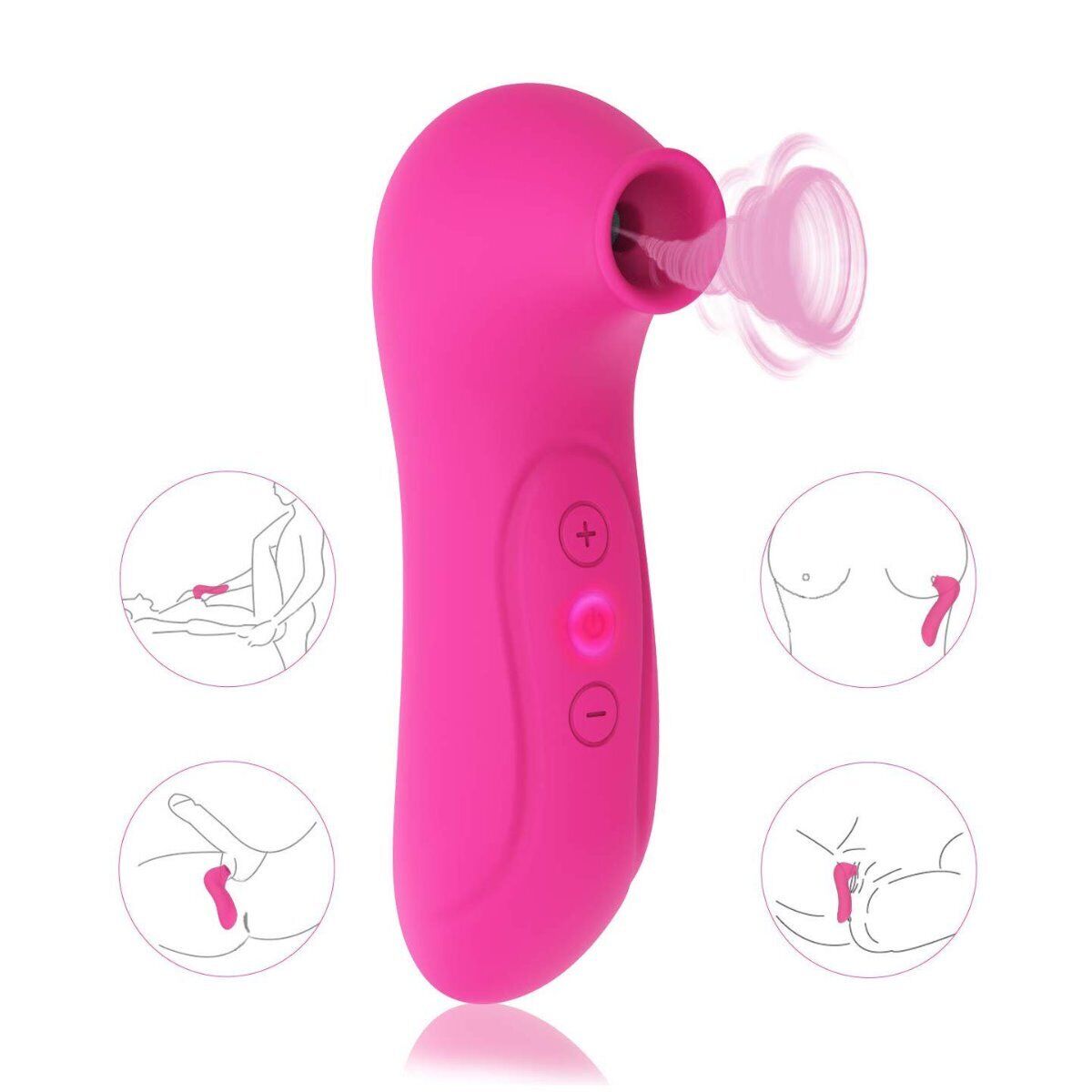 Female Nipple Pussy Vaginal Clit Sucking Vibrator Stimulator Sex Toys for Women