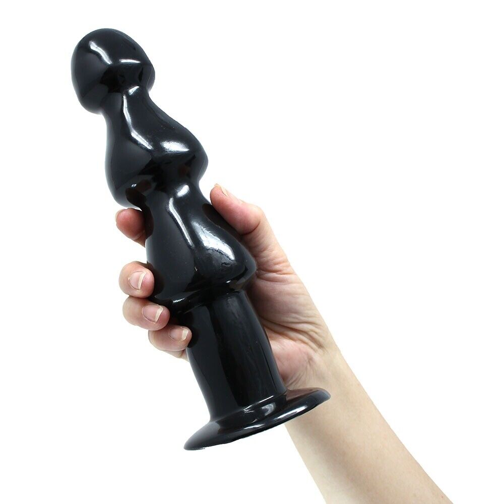Thick XL Beaded Anal Dildo Butt Plug Dilo Anal Play Sex Toy for Men Women Couple