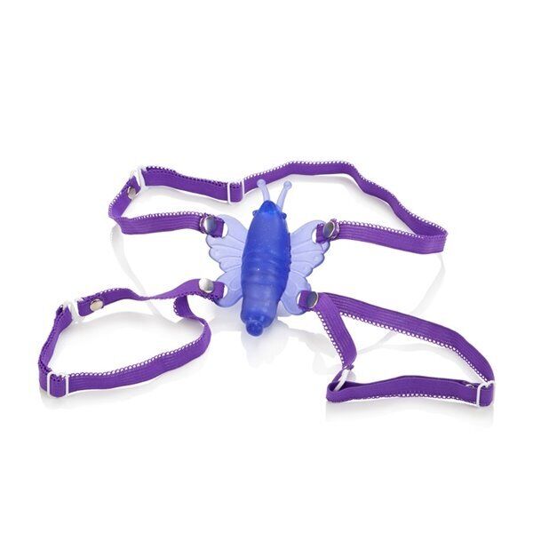 Micro Wireless Venus Butterfly Strap-on Clit Stimulator Vibe Handsfree Sex Toy