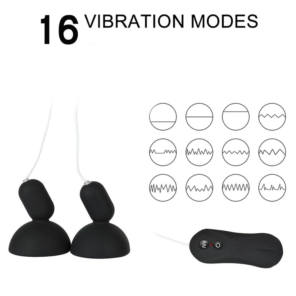 Nipple Play Sucker Suction Cup Stimulator Breast Pump Vibe Sex Toy for Couples