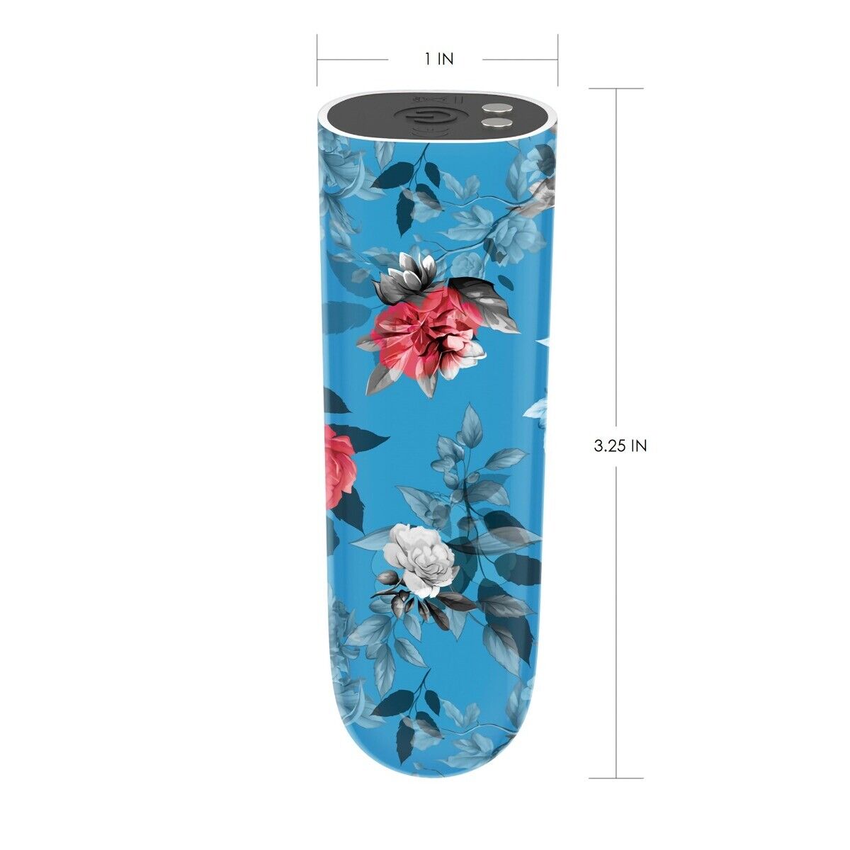 Flower Pattern Rechargeable Power Bullet Vibrator Sex Toys for Women