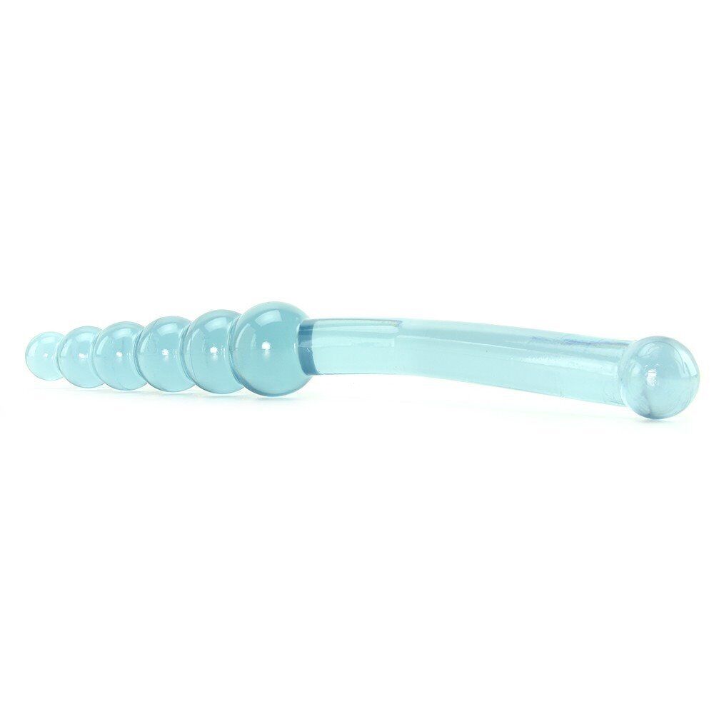 Jelly Anal Wand Probe Flexible Bendable Anal Sex Toy Dildo Butt Plug Beads