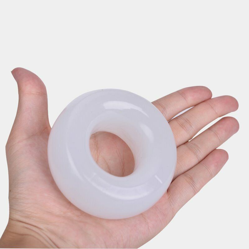 Thick Silicone Donut Penis Cock Ring Thrusting Buffer Bumper Stopper Ring