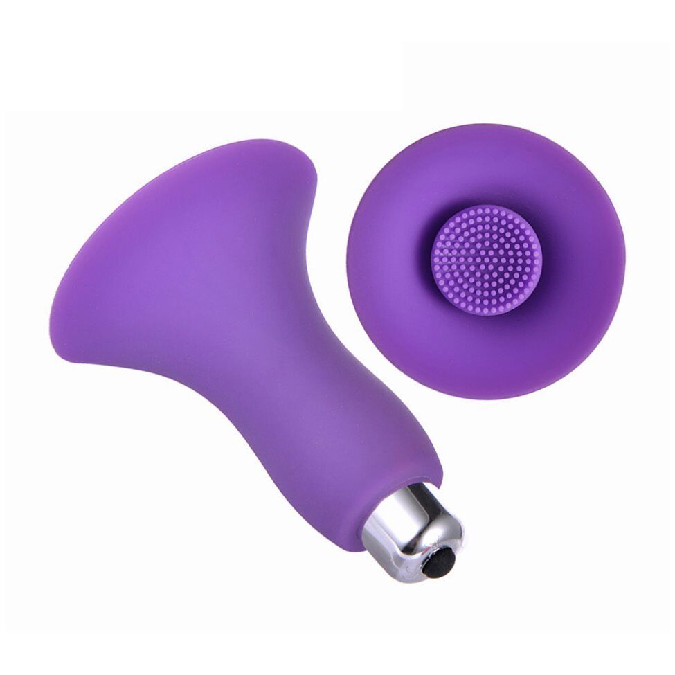 Silicone Breast Nipple Pussy Clit Vibrator Vibe Foreplay Sex-toys for Couples