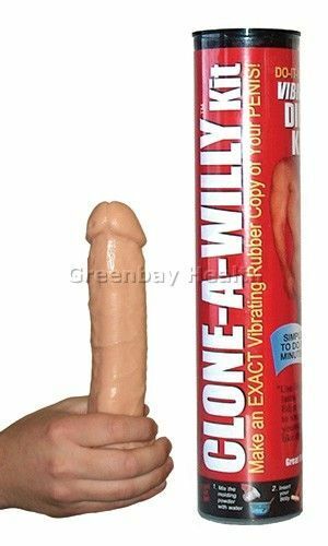 Clone A Willy Vibrating Cock Dildo Exact Penis Copy Mold Sex Toy Kit Flesh Color