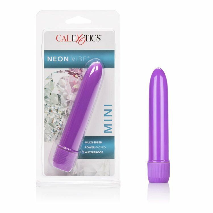 4.5" Mini Neon Vibe Discreet Pocket Vibrator Beginner Clit Anal G-spot Sex Toy