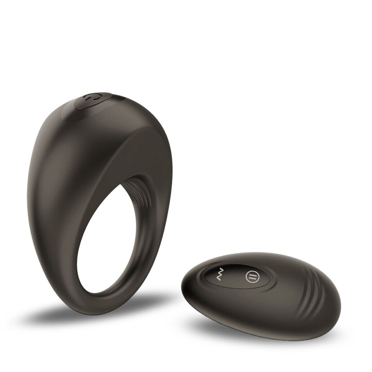 Wireless Remote Control Vibrating Silicone Penis Enhancer Cock Ring