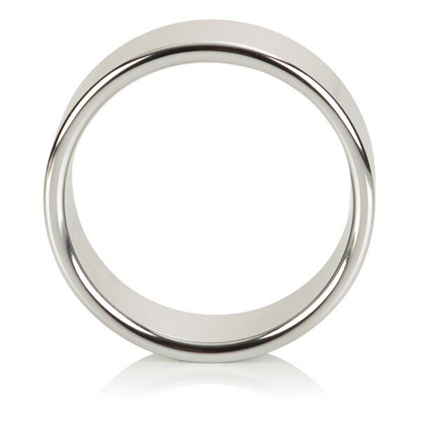 Smooth Seamless Alloy Metallic Aluminum Metal Penis Enhancer Cock Ring Band XL