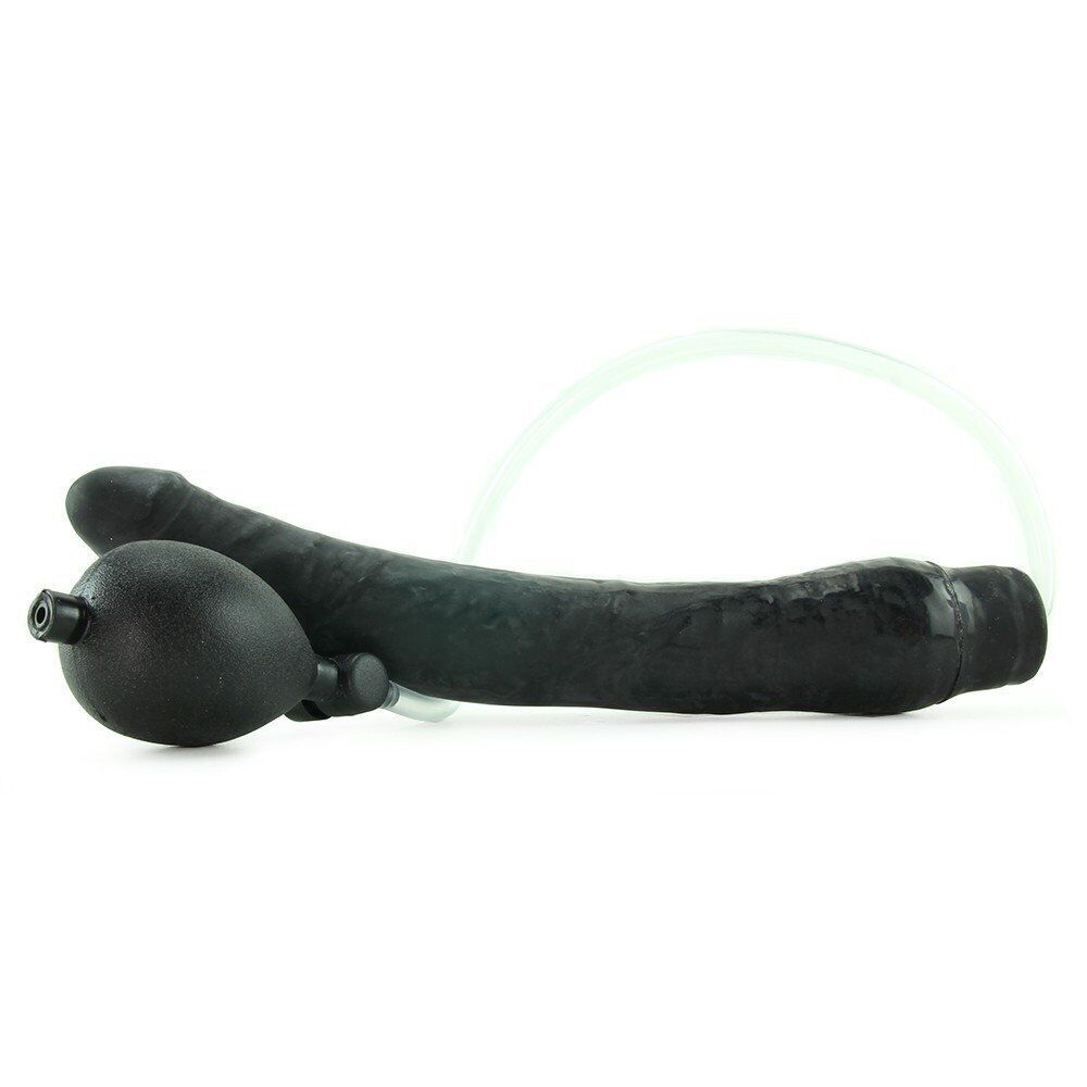Ram Huge Large 12" Expendable Inflatable Dong Dildo Cock Anal Sex Balloon Pump