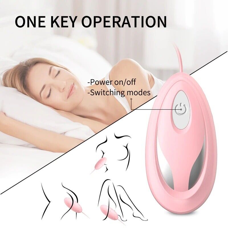 10 Speed Vibrating Egg Bullet G-spot Clit Anal Vibe Vibrator Sex Toys for Women