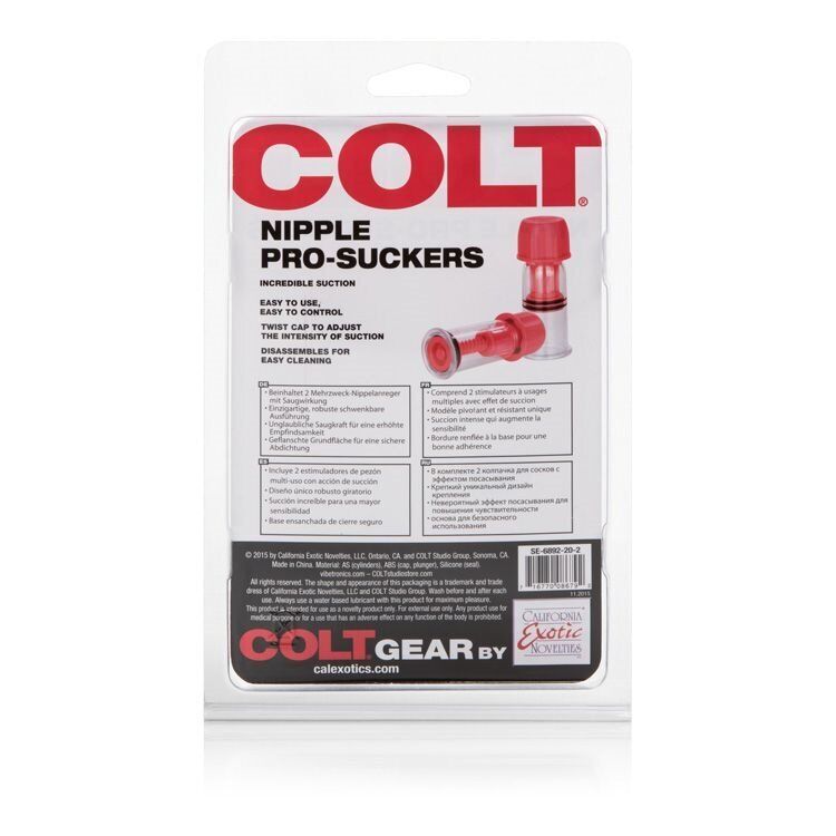 Red Colt Nipple Pro Suckers Breast Nipple Enlarger Enhancer Suction Pump