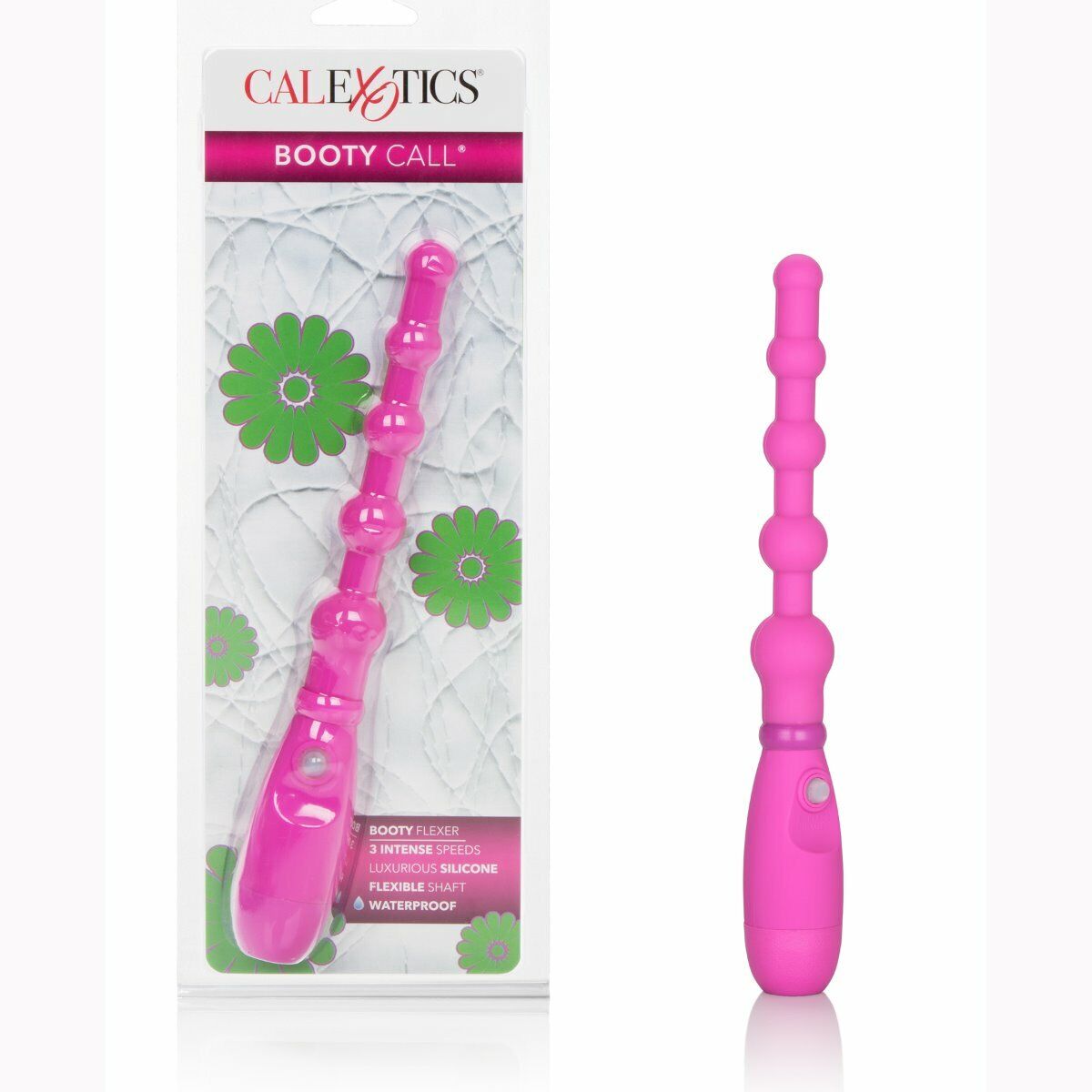 Booty Call Booty Flexer Beaded Silicone Anal Vibe Vibrator Beginner Anal Sex Toy