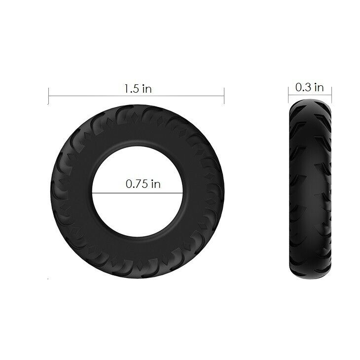 Stretchy Silicone Male Penis Enhancer Prolong Delay Sex Cock Ring for Men