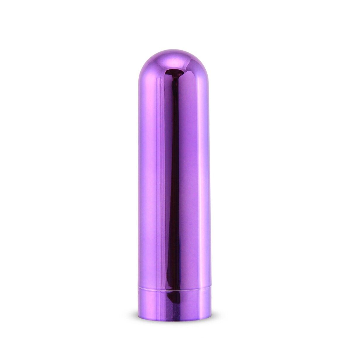 Metallic Purple Rechargeable Power Bullet Vibrator Beginner Sex Toys for Women