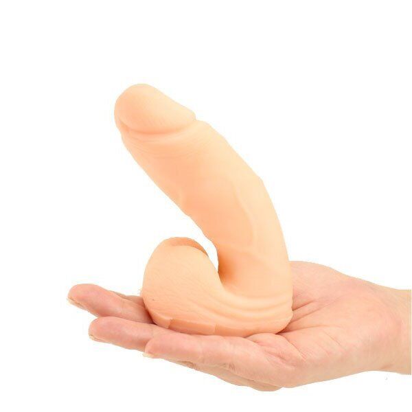 5" Realistic Soft Flexible Bendable Cock with Balls Dildo Sex-toys for Women