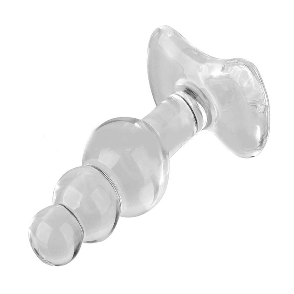 Beaded Glass Anal Butt Plug Dildo Beads Anal Sex Toys for Men Women Couples