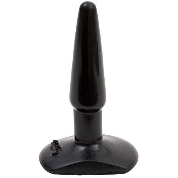 Doc Johnson 4.5" Black Beginner Slim Slender Anal Trainer Butt Plug Sex Toy