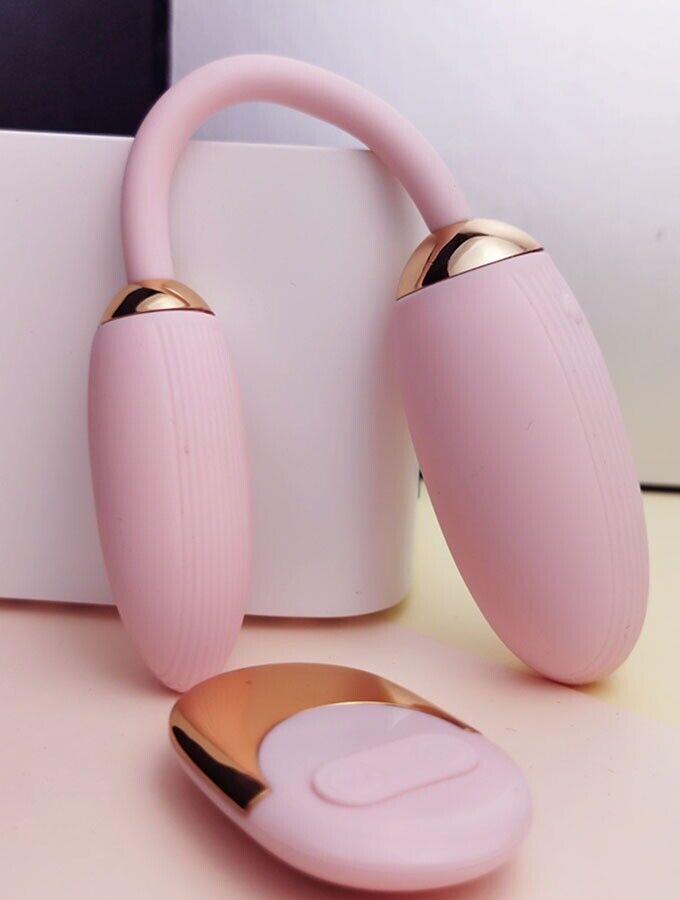 Wireless Remote Control Vaginal Anal Double Egg Bullet Vibe Vibrator DP Sex Toy