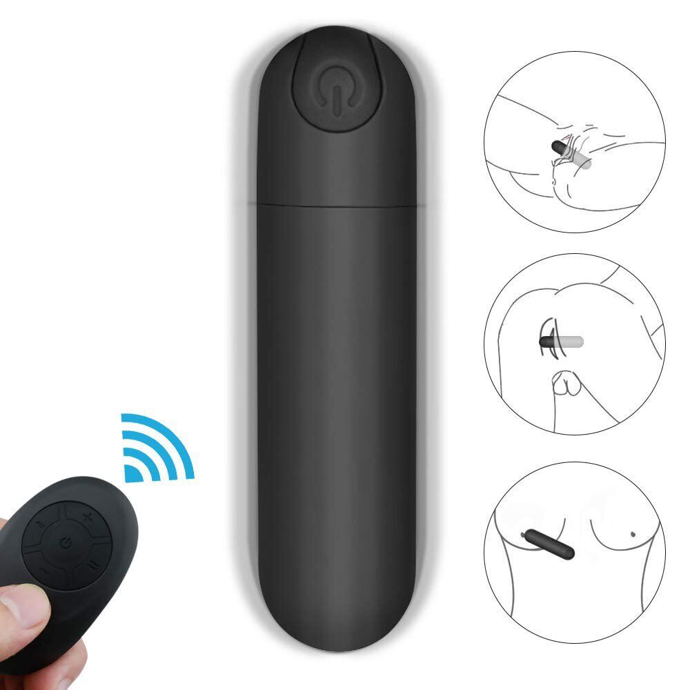 Wireless Remote Control Bullet Clit Nipple Vibrator Sex-toys for Women Couples