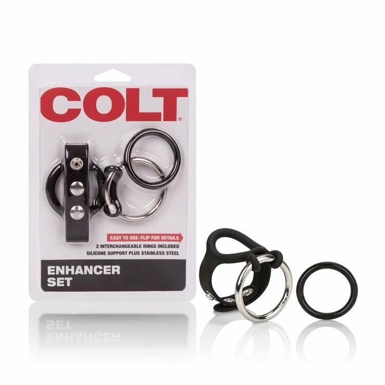 Colt Penis Cock Balls Ring Male Erection Enhancer Set Sex-toys for Men